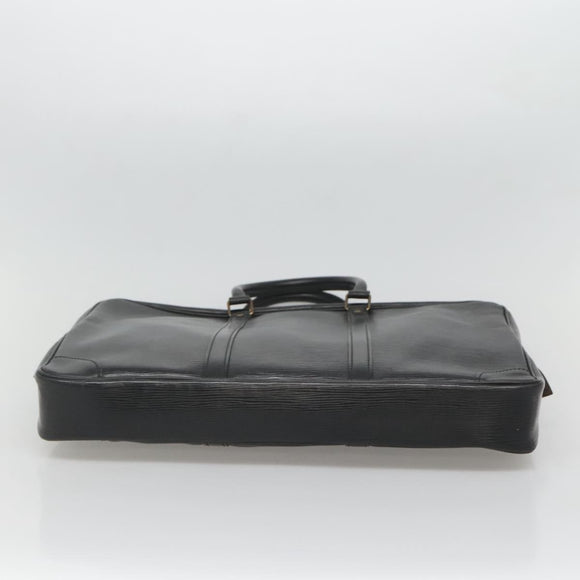 LOUIS VUITTON Epi Porte Documents Voyage Business Bag Black M54472 Auth am8544