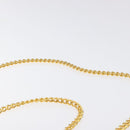 Salvatore Ferragamo Chain Shoulder Bag Leather Black Gold Auth am8545-8