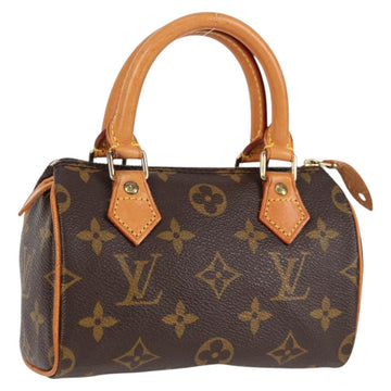 LOUIS VUITTON Monogram Mini Speedy Hand Bag M41534 LV Auth am8561V