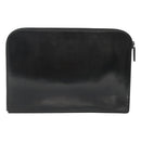 GUCCI Document case Patent leather Black Auth am8564-3