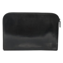 GUCCI Document case Patent leather Black Auth am8564 - 0