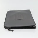 GUCCI Document case Patent leather Black Auth am8564-4