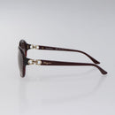 Salvatore Ferragamo Gancini Sunglasses plastic Bordeaux Auth am8572-4