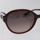 Salvatore Ferragamo Gancini Sunglasses plastic Bordeaux Auth am8572-6