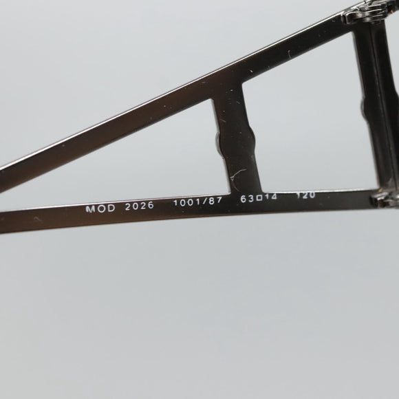 VERSACE Sunglasses metal Silver Auth am8573