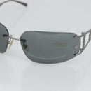 VERSACE Sunglasses metal Silver Auth am8573-7