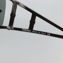 VERSACE Sunglasses metal Silver Auth am8573-9