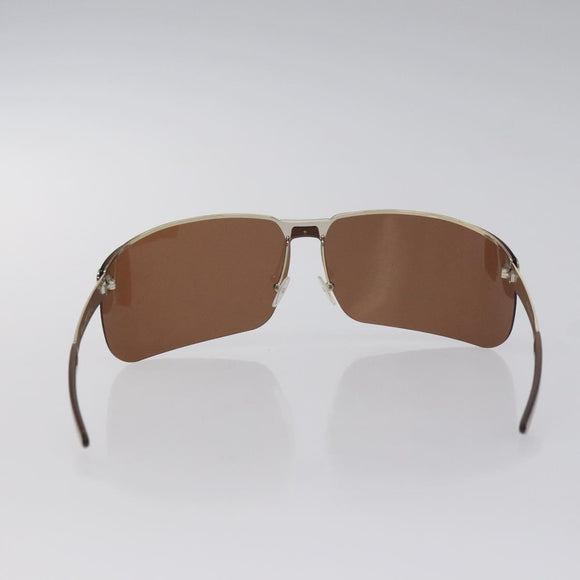 Christian Dior Sunglasses metal Brown Auth am8575