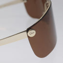 Christian Dior Sunglasses metal Brown Auth am8575-9