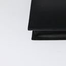 CARTIER Clutch Bag Leather Black Silver Auth am8581-15