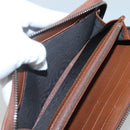 GUCCI Diana Continental Wallet Long Wallet Leather Brown Gold 658634 Auth am8592-16