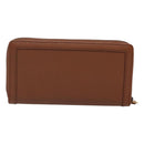 GUCCI Diana Continental Wallet Long Wallet Leather Brown Gold 658634 Auth am8592-3