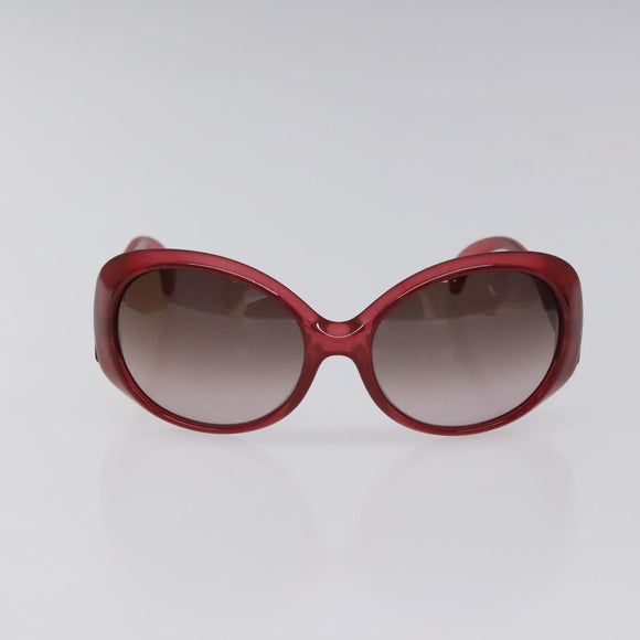 FENDI Sunglasses plastic Red Auth am8594