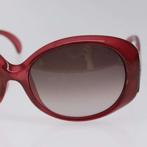 FENDI Sunglasses plastic Red Auth am8594