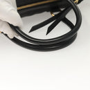 PRADA Hand Bag Nylon 2way Black Gold 1BB797 Auth am8598-7