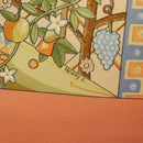 HERMES Carre 90 Scarf ""AXIS MUNDI"" Silk Orange Auth am8605-12