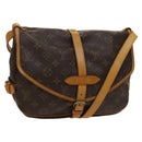 LOUIS VUITTON Monogram Saumur 30 Shoulder Bag M42256 LV Auth am8612-1