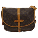 LOUIS VUITTON Monogram Saumur 30 Shoulder Bag M42256 LV Auth am8612-3