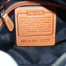 Coach Signature Shoulder Bag Canvas Black Silver Auth am8616-12