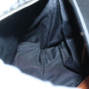 Coach Signature Shoulder Bag Canvas Black Silver Auth am8616-18