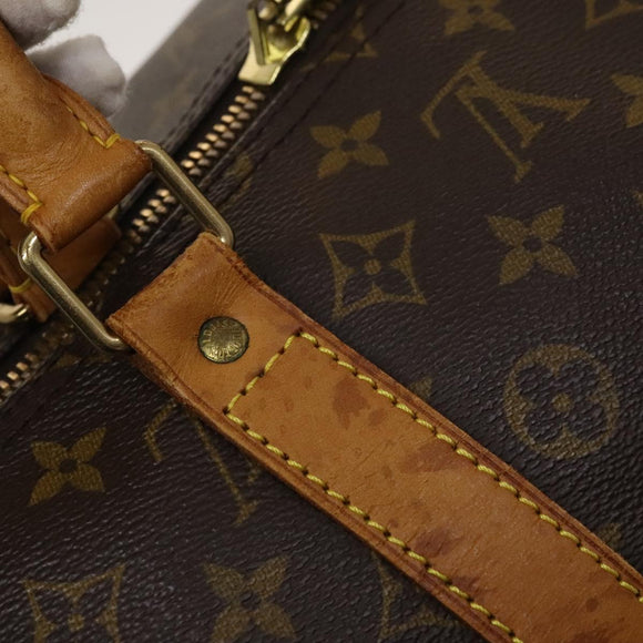 LOUIS VUITTON Monogram Keepall 55 Boston Bag M41424 LV Auth am8624