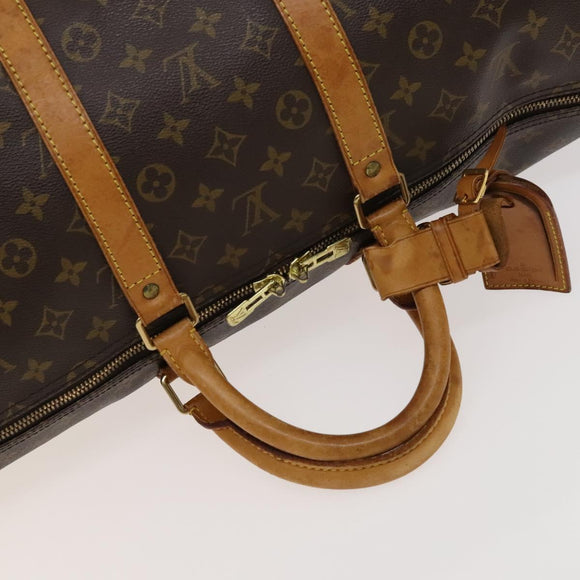 LOUIS VUITTON Monogram Keepall 55 Boston Bag M41424 LV Auth am8624