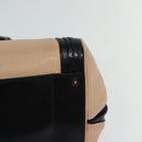 Chloe Little Alice Hand Bag Leather 2way Pink Black Auth am8634-13