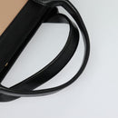 Chloe Little Alice Hand Bag Leather 2way Pink Black Auth am8634-7