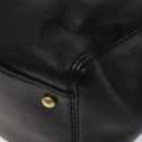 CHANEL COCO Mark Chain Shoulder Bag Leather Black Gold CC Auth am8635V-9