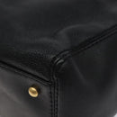 CHANEL COCO Mark Chain Shoulder Bag Leather Black Gold CC Auth am8635V-15