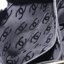 CHANEL COCO Mark Chain Shoulder Bag Leather Black Gold CC Auth am8635V-21