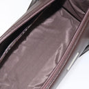 BURBERRY Hand Bag Leather Silver Brown Auth am8636-17