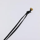 Baccarat Heart Necklace Crystal glass Black Auth am8639-10