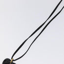 Baccarat Heart Necklace Crystal glass Black Auth am8639-4