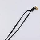 Baccarat Heart Necklace Crystal glass Black Auth am8639-5