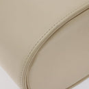 GIVENCHY Hand Bag Leather Beige Gold Auth am8641-11
