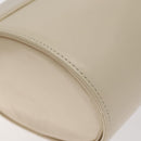 GIVENCHY Hand Bag Leather Beige Gold Auth am8641-12