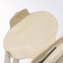 GIVENCHY Hand Bag Leather Beige Gold Auth am8641-15