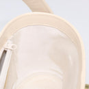 GIVENCHY Hand Bag Leather Beige Gold Auth am8641-18