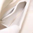 GIVENCHY Hand Bag Leather Beige Gold Auth am8641-20