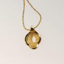 Christian Dior Earring Necklace metal 2Set Gold Auth am8642-3