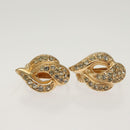 Christian Dior Earring Necklace metal 2Set Gold Auth am8642-6