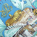 HERMES Carre 90 Scarf ""LENTENTE CORDIALE"" Silk Red White Auth am8643-12