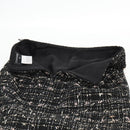 CHANEL Skirt Tweed Black CC Auth am8645V-14