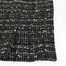 CHANEL Skirt Tweed Black CC Auth am8645V-6