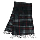 Burberrys Nova Check Scarf Cashmere Navy Auth am8657-1