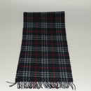Burberrys Nova Check Scarf Cashmere Navy Auth am8657-4