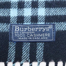 Burberrys Nova Check Scarf Cashmere Navy Auth am8657-6