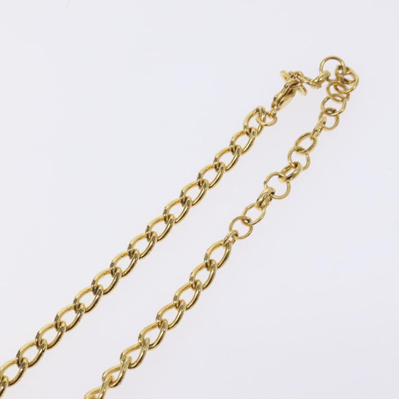 Christian Dior Necklace metal Gold Auth am8660