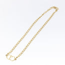 Christian Dior Necklace metal Gold Auth am8660-7
